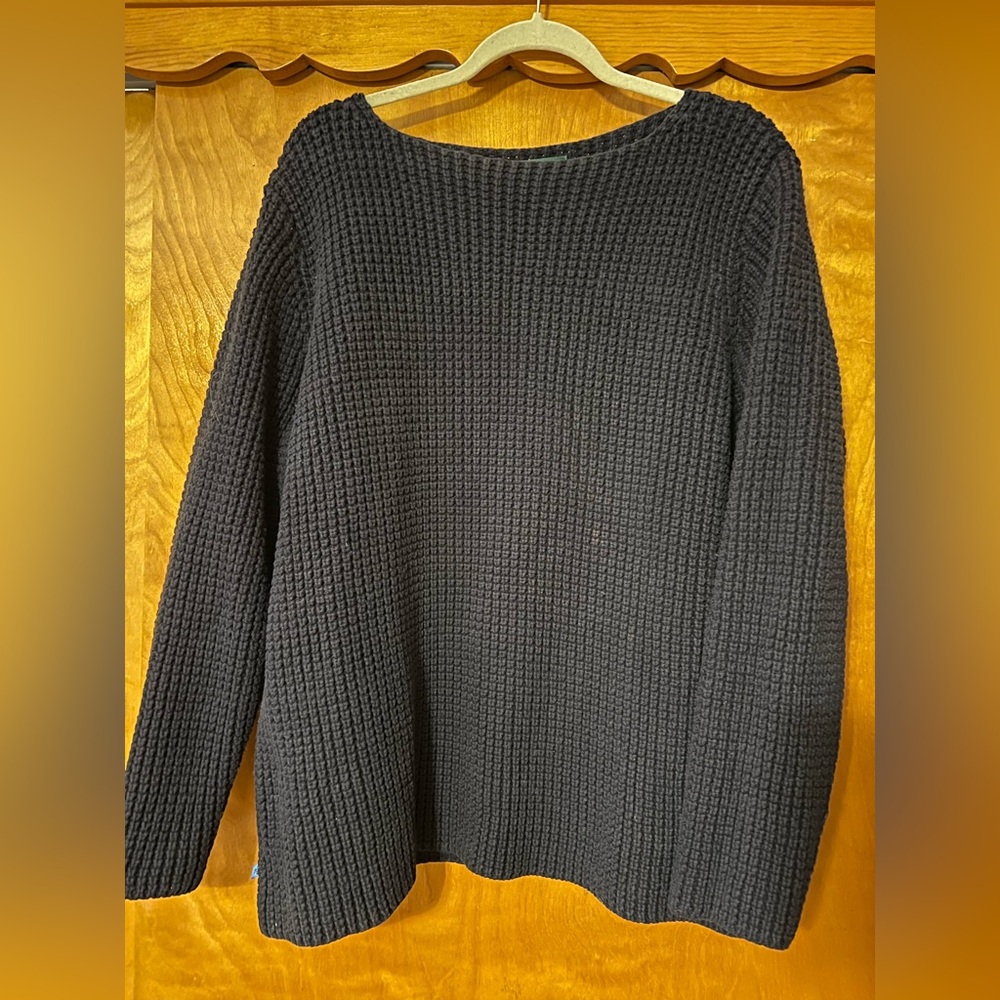 Lauren Ralph Lauren women’s 2X dark grey sweater, tight knit